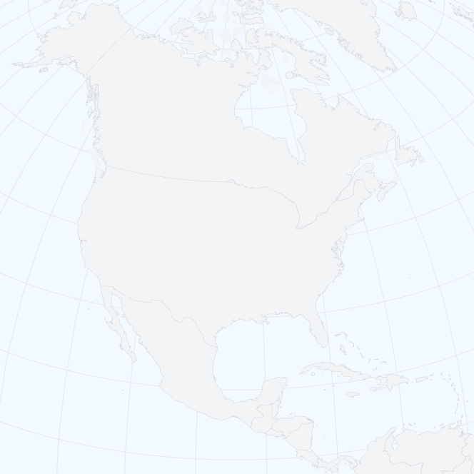 Map of North America